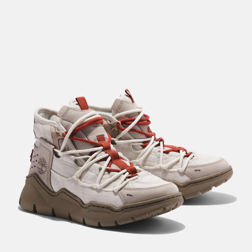 Женские кроссовки для активного отдыха Timberland Timberloop Utility Sneaker Mid бежевые  фото 4