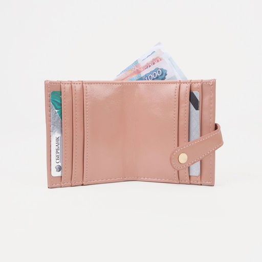 Кошелёк на кнопке, цвет розовый - Simaland фото 6