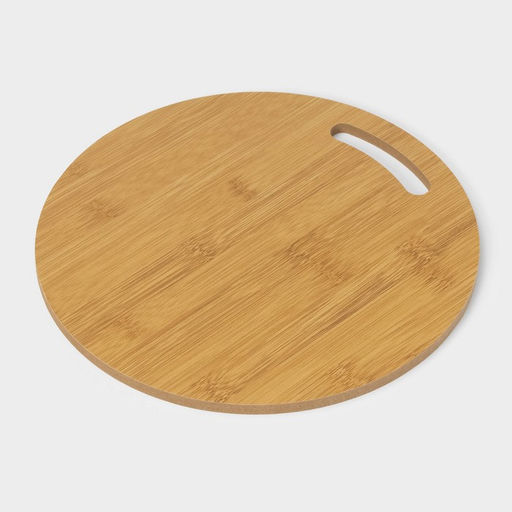 Доска для подачи Доляна Цинза, d=25 см, толщина 0.8 см, мдф бамбук  фото 4