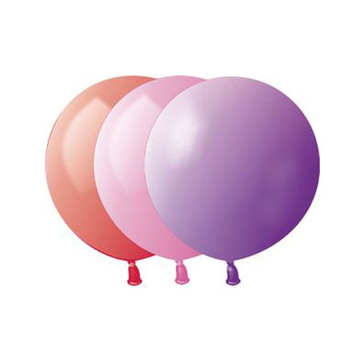 Шар воздушный латексный 18", пастель, набор 25 шт., цвета МИКС