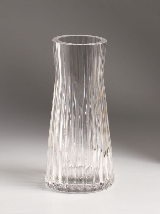 Ваза стекло настольная "Силье" 17х8 см, прозрачный