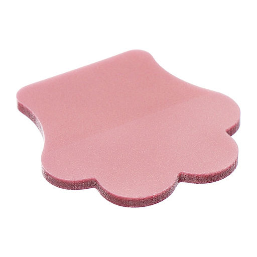 Цена за 4 шт. Блок-закладка с липким краем «Лапка», 45 мм × 45 мм, 50 листов, пластик, розовый