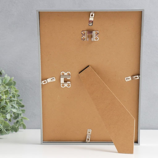 Фоторамка для фото 21×29.7 см, (A4) Decoline, пластик, серебро