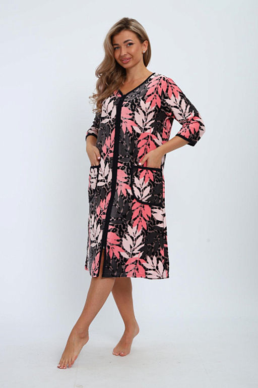 Халат велюровый на молнии (941-6) - Плиона фото 74