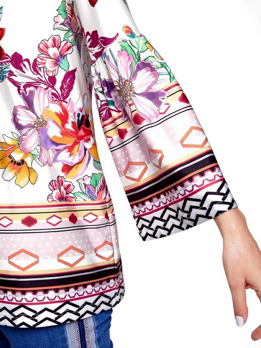 Блузка, пестрая - Linea tesini фото 8