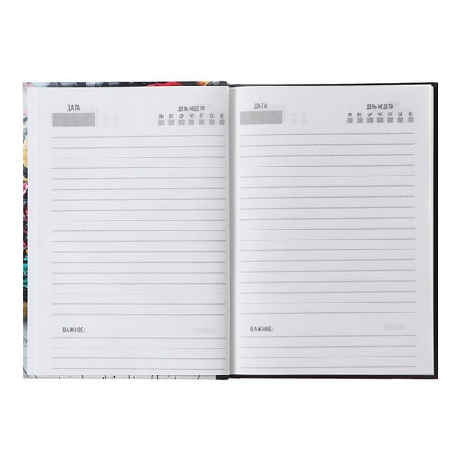 Цена за 2 шт. Ежедневник недатированный А5, 80 листов, твёрдая обложка «КЕДЫ. URBAN», блок офсет