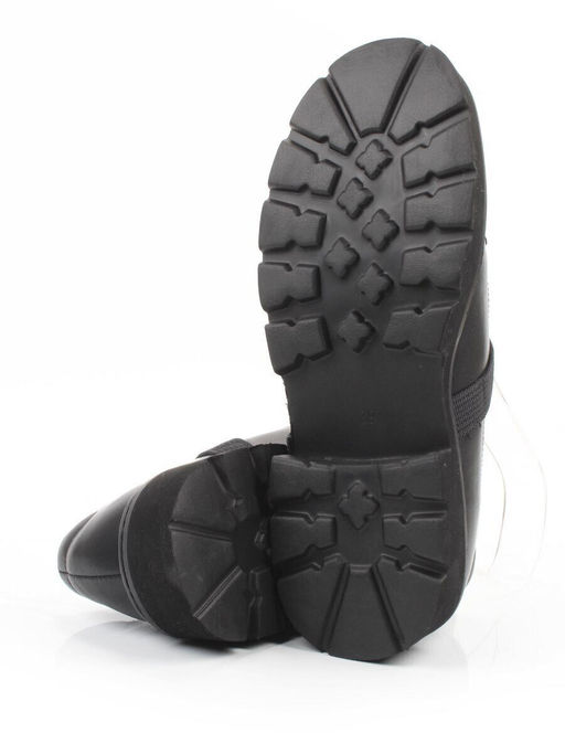 06-DLG06-1 BLACK Туфли женские (натуральная кожа)