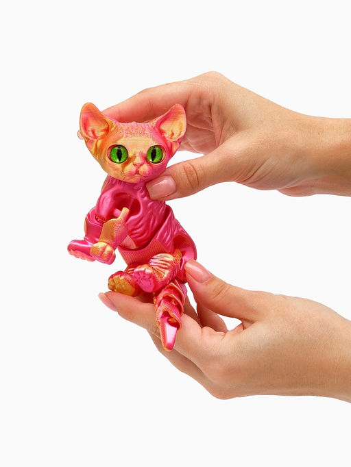 3Д - печатная игрушка «Котёнок», подвижная, цвет МИКС - Simaland фото 10