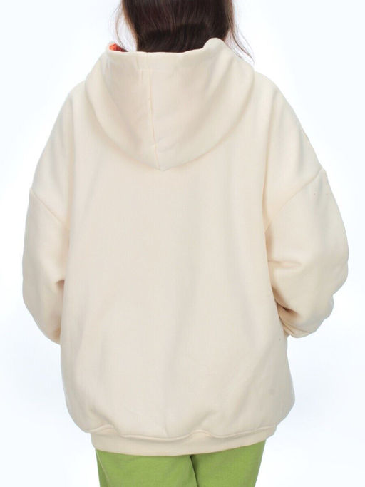 2560 MILK Худи зимнее женское (50 гр. синтепон) - Фабричный китай фото 5