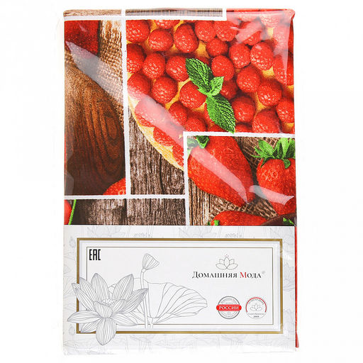 "Урожай" Скатерть 150х145см, длина стола до 110см, на 4 персоны, хлопок "Премиум" 186г/м2, "Домашняя мода" (Россия)