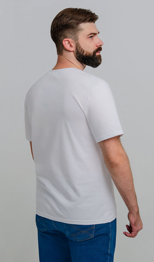 Арт. 61143 Футболка мужская 48-56 (5 шт) Цвет:белый