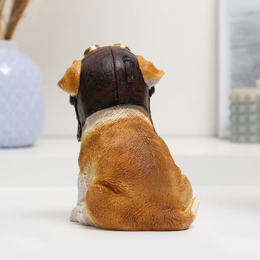 Фигурка полистоун «Щенок-авиатор», 14×10×16 см