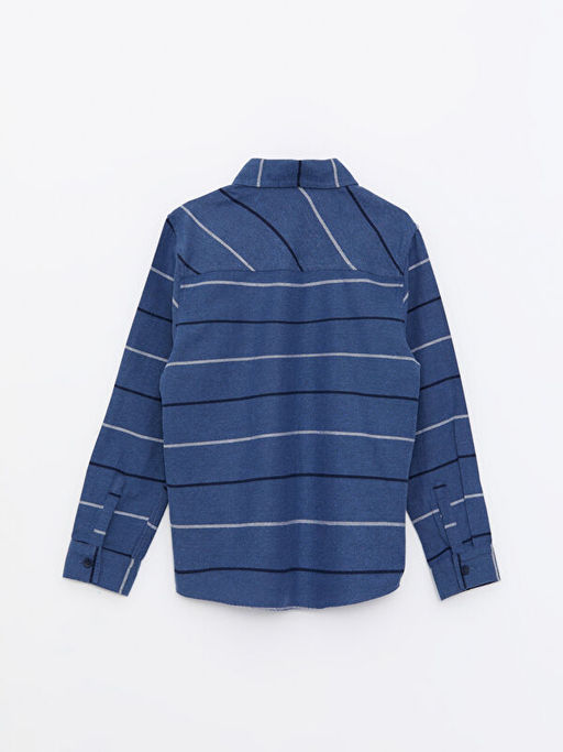 ?izgili Uzun Kollu Erkek ?ocuk G?mlek - Waikiki фото 2