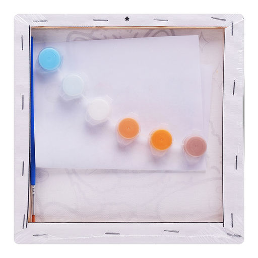 Картина по номерам "Кот с печеньем" 20х20см