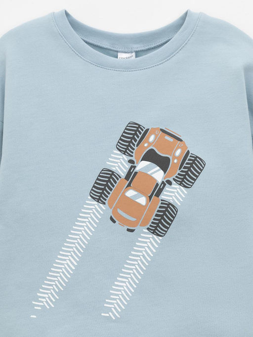 К 1567/голубой,клетка пижама дет - Crockid фото 5