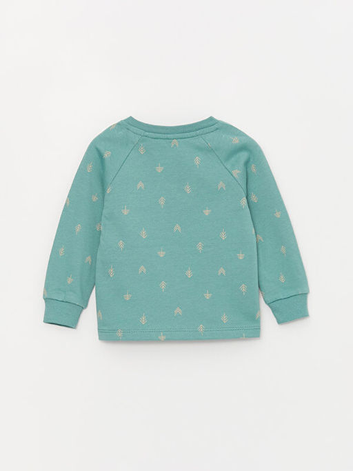 Bisiklet Yaka Uzun Kollu Bask?l? Erkek Bebek H?rka ve Pantolon 2li Tak?m - Waikiki фото 3