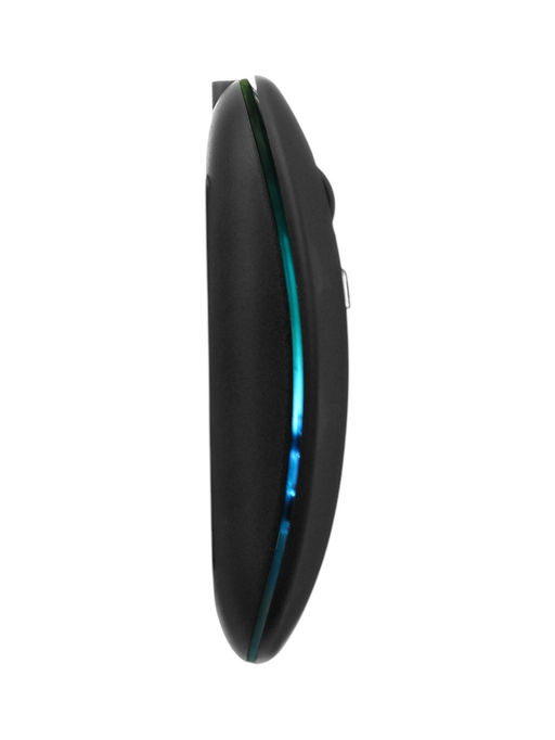 Мышь MB-2.4 беспроводная, оптическая, подсветка, 1600 dpi, USB+BT, чёрная