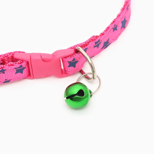 Ошейник Звезды, 33 х 1 см, розовый - Пижон фото 3