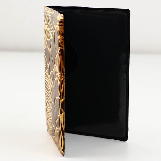 Обложка для паспорта Текстурные листья, искусственная кожа - Simaland фото 2