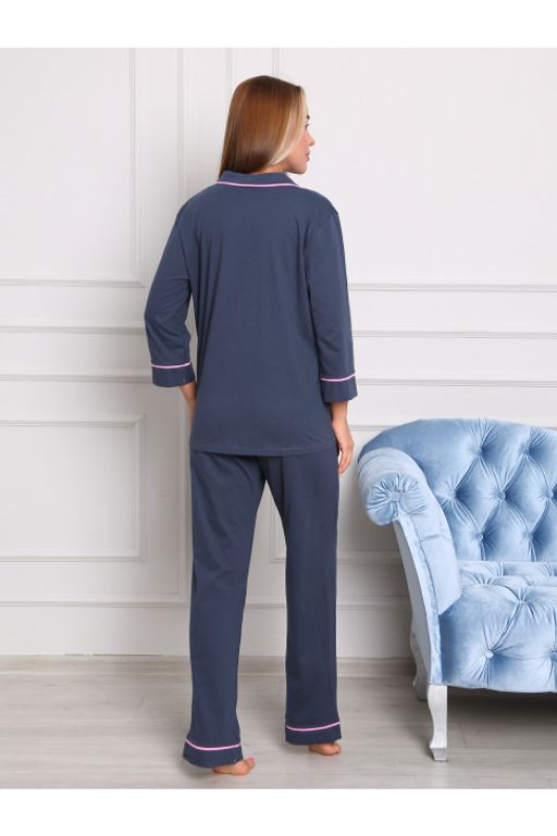 Пижама женская П-80.02 Графит - Хороший трикотаж фото 4