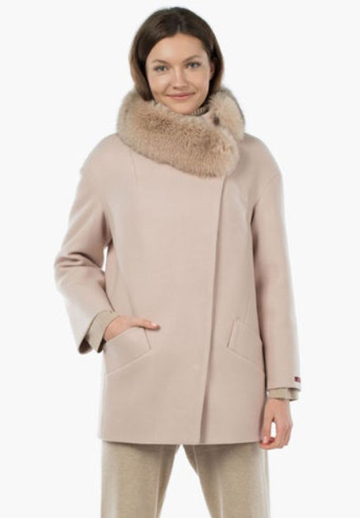 Мех натуральный (песец) Пальто утепленное Термофинн 100 г - El podio фото 13