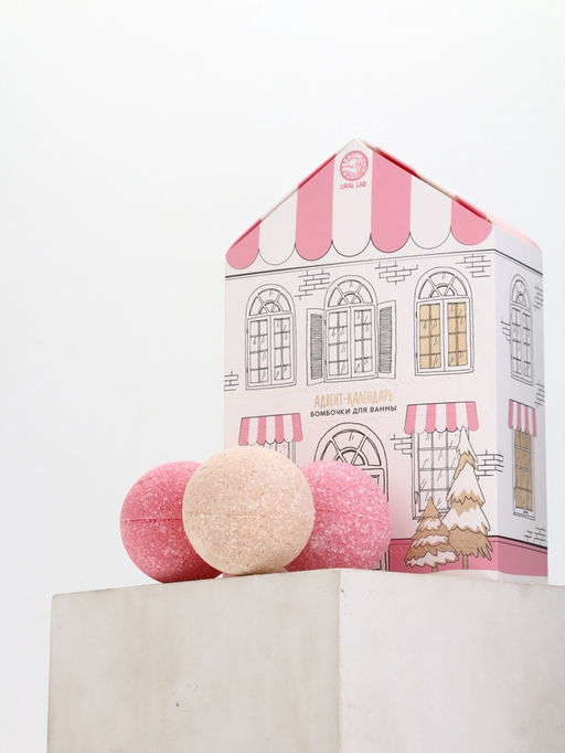 Адвент-календарь новогодний Сказочного наслаждения, 4 шт х120 г, URAL LAB