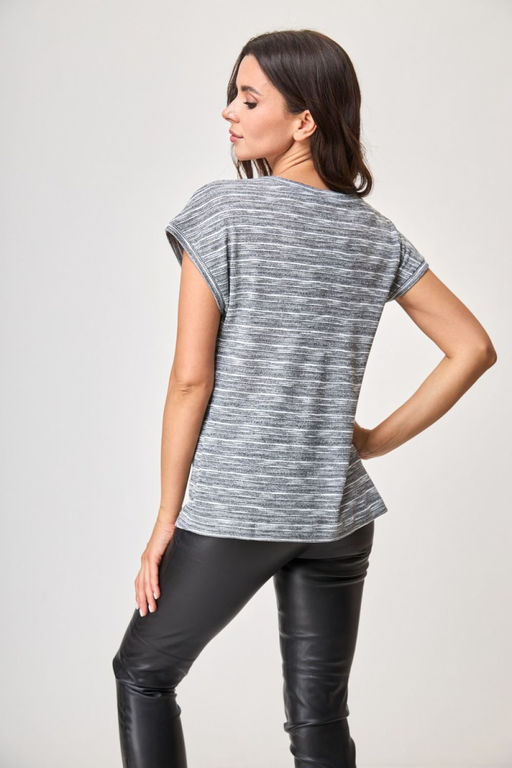 Джемпер ANELLI 685 серебристый миндаль  фото 6