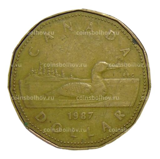 Монета 1 доллар 1987 года Канада