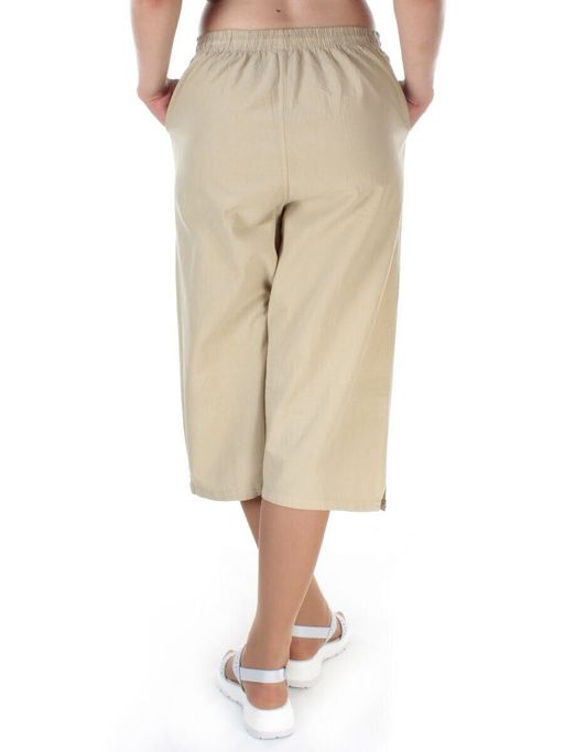 Y-16 LT.BEIGE Капри женские A&Q - Фабричный китай фото 6