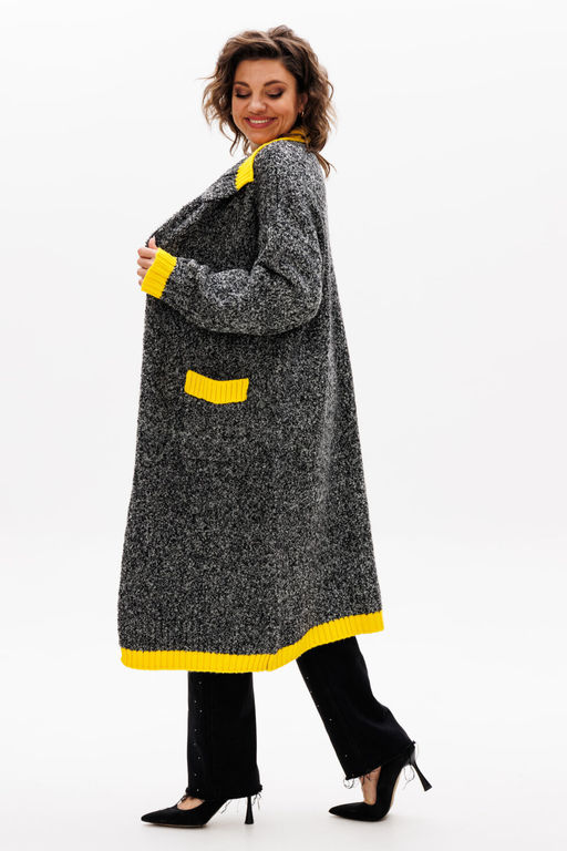 Кардиган Michel Chic 366 серый меланж фото 3