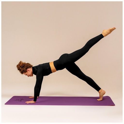 Коврик для йоги Sangh, нескользящий, 183×61×0.6 см, цвет фиолетовый