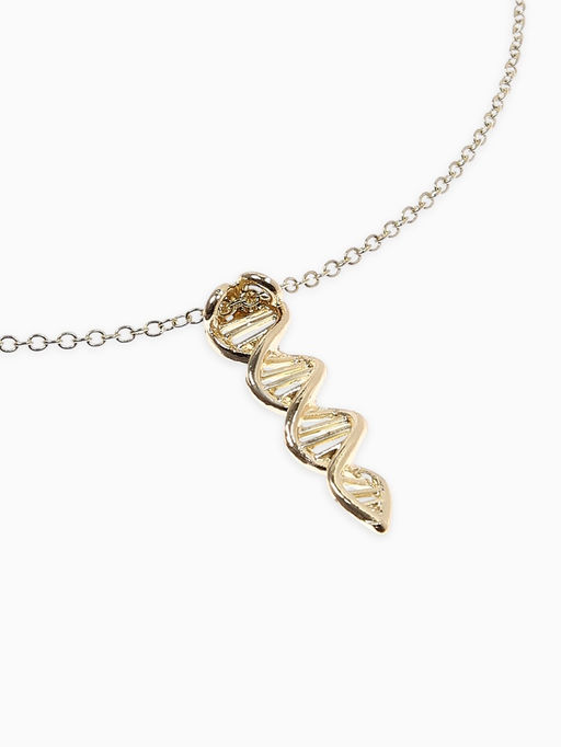 Цена за 2 шт. Кулон на цепочке "ДНК", цвет золото