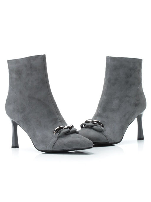 01-PCM343-6 DK. GRAY Ботинки демисезонные женские - No name фото 13