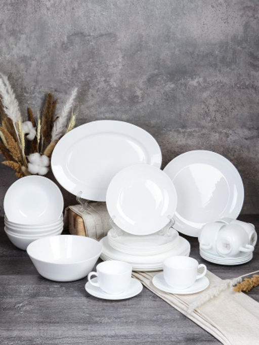 Столовый набор 32 предметов Дэй белый / FLYGP20/9575675120 (WHITE) /уп 2/ - Галеонтрейд фото 2