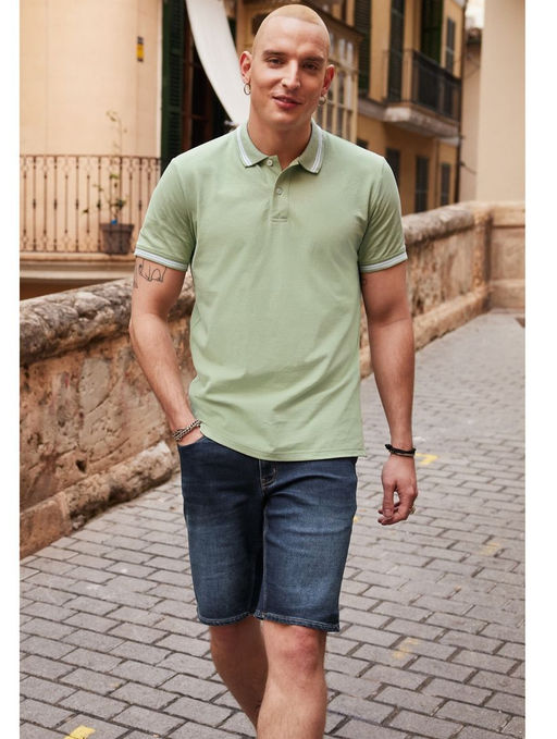 Мужские джинсовые шорты-бермуды LIVERGY  фото 9