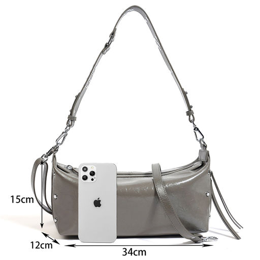 Женская сумка, кожа, MIRONPAN 521212 Серый