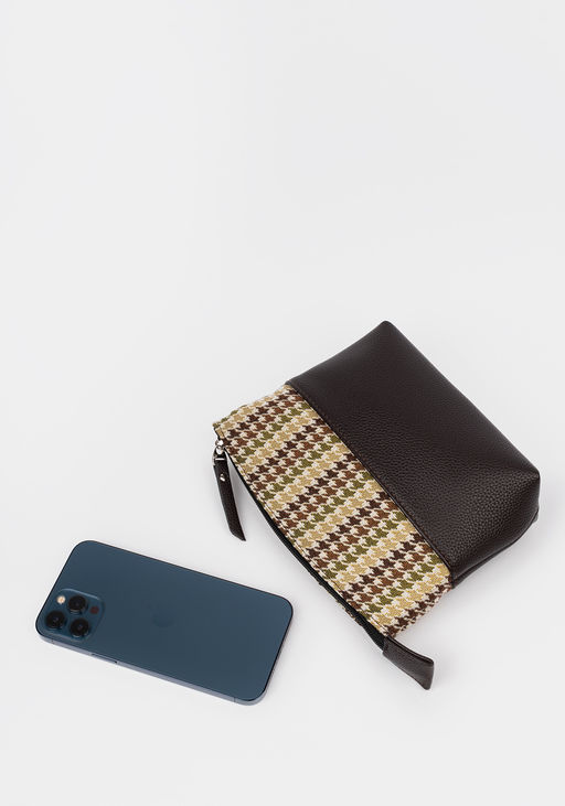 Косметичка Модель №1647 | гобелен | гладкий | коричневый цветной | Мария мелкая цветн | 34002 - L-craft фото 2