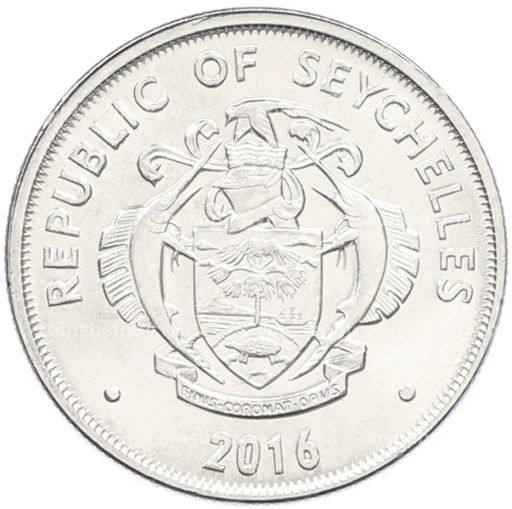 Монета 25 центов 2016 года Сейшелы