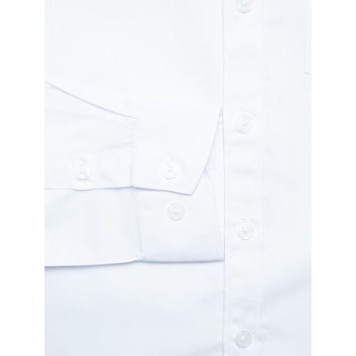 Рубашка школьная БЕЛАЯ, прямой крой, длинный рукав, тм - Царевич фото 31