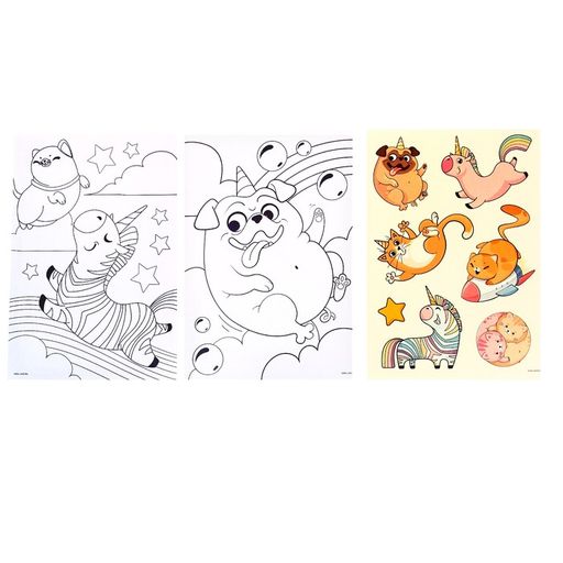 Набор для творчества Единорожки, с мольбертом, 208 предметов - Школа талантов фото 4