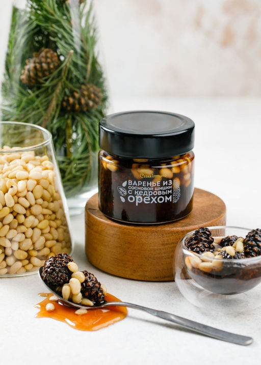 Сибирское варенье Cedar Immuno, 100 г - Сибирский кедр фото 2