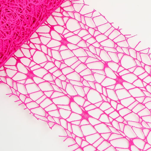 Сетка для творчества «Паутинка. Малиновая», намотка 4.5 м, 6×6×14 см
