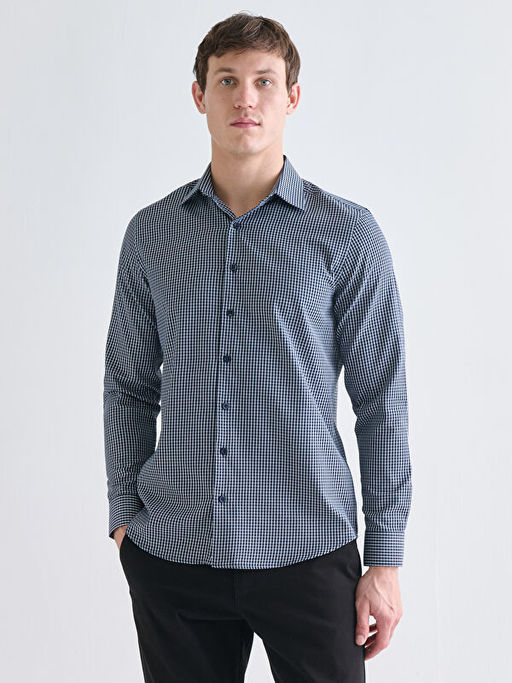 Standart Kal?p Uzun Kollu Erkek G?mlek