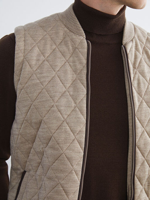 B?y?k Beden Standart Kal?p Kolej Yaka Erkek Yelek