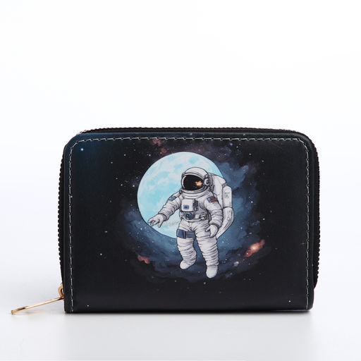 Кошелёк детский на молнии Выбражулька, тёмно-синий