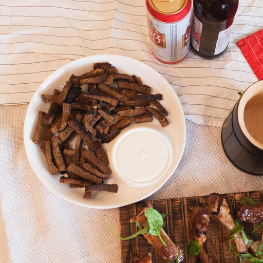 Блюдо с соусником Доляна White Label, d=25 см, фарфор, белое