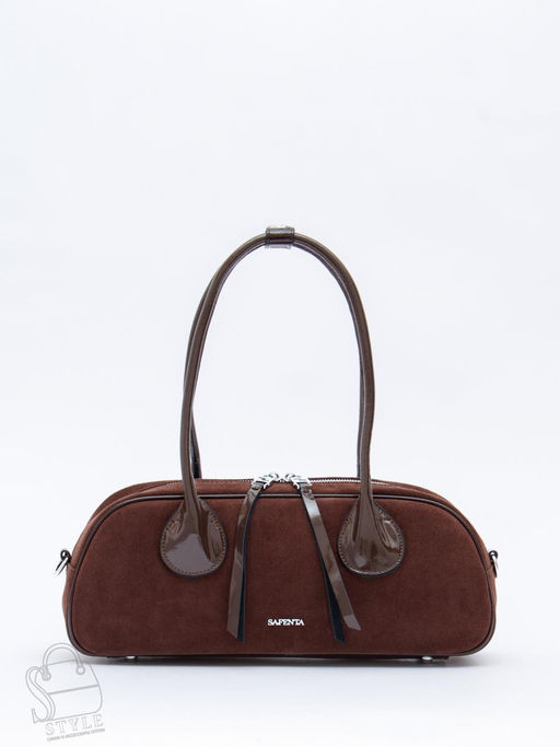 Сумка женская кожаная 91161MSS coffee Velina Fabbiano-Safenta в Новосибирске