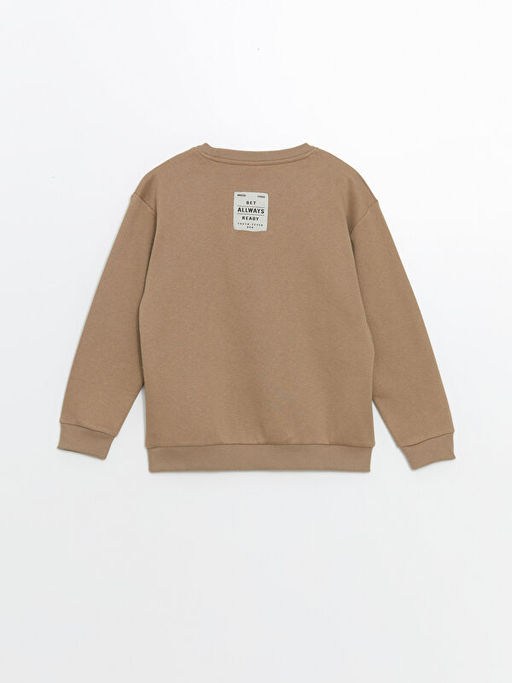 Bisiklet Yaka Erkek ?ocuk Sweatshirt - Waikiki фото 3