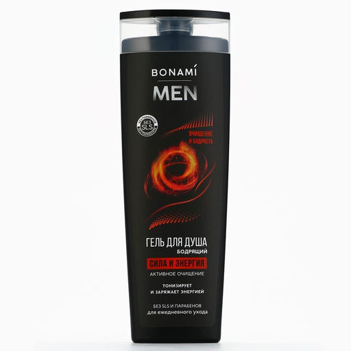 Гель для душа for men заряд энергии, 400 мл, BONAMI  фото 2