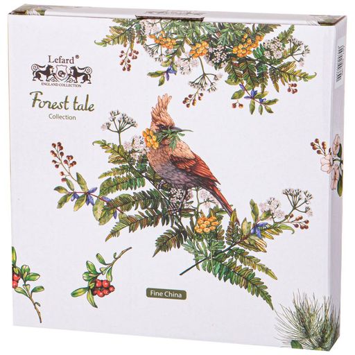 ТАРЕЛКА ЗАКУСОЧНАЯ LEFARD ЛЕСНАЯ СКАЗКА БЕЛКА 20,5 СМ  фото 2
